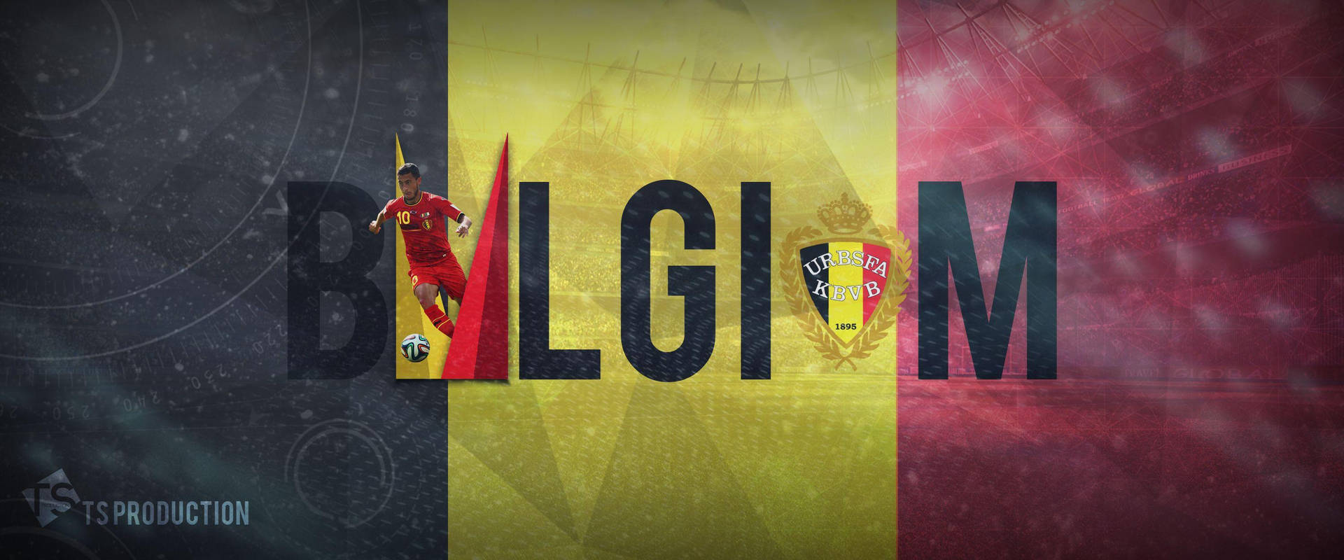 Belgium National Football Team Flag And Logo