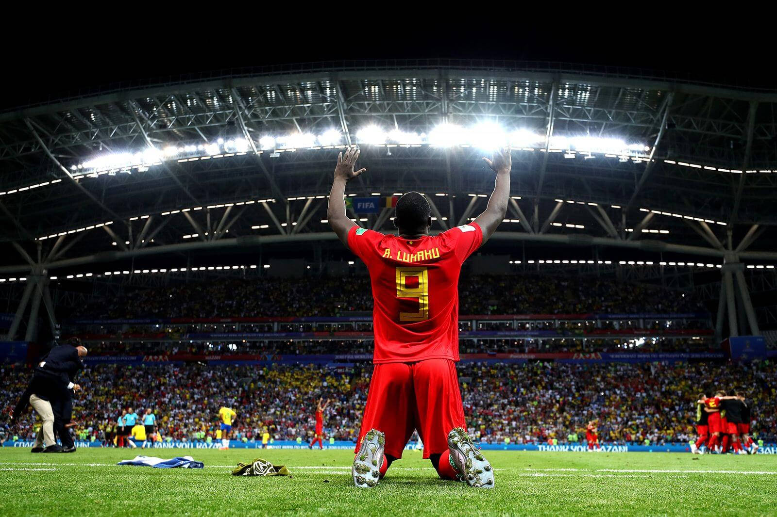 Belgium National Football Team Kneeling Victory