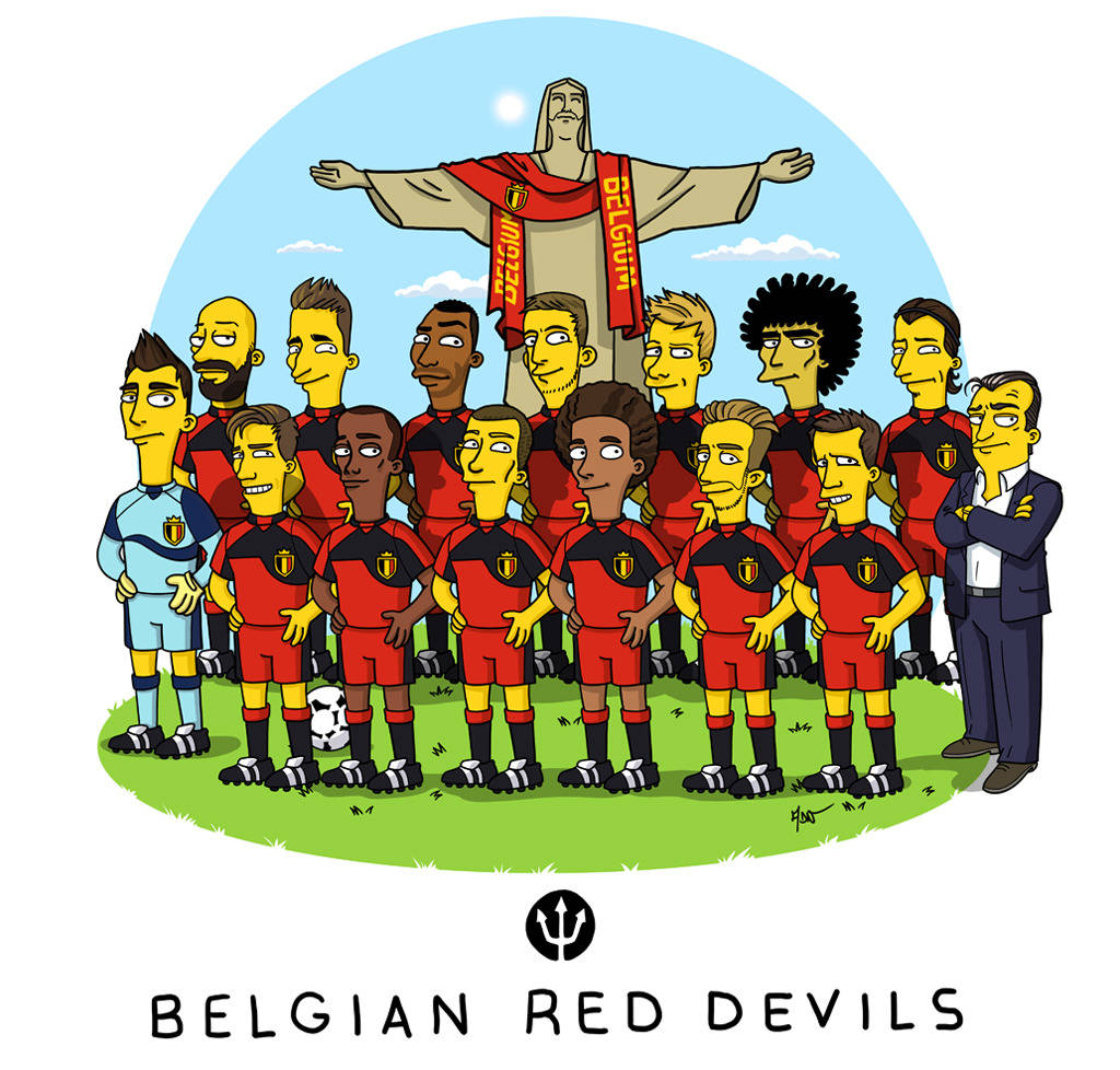 Belgium National Football Team The Simpsons