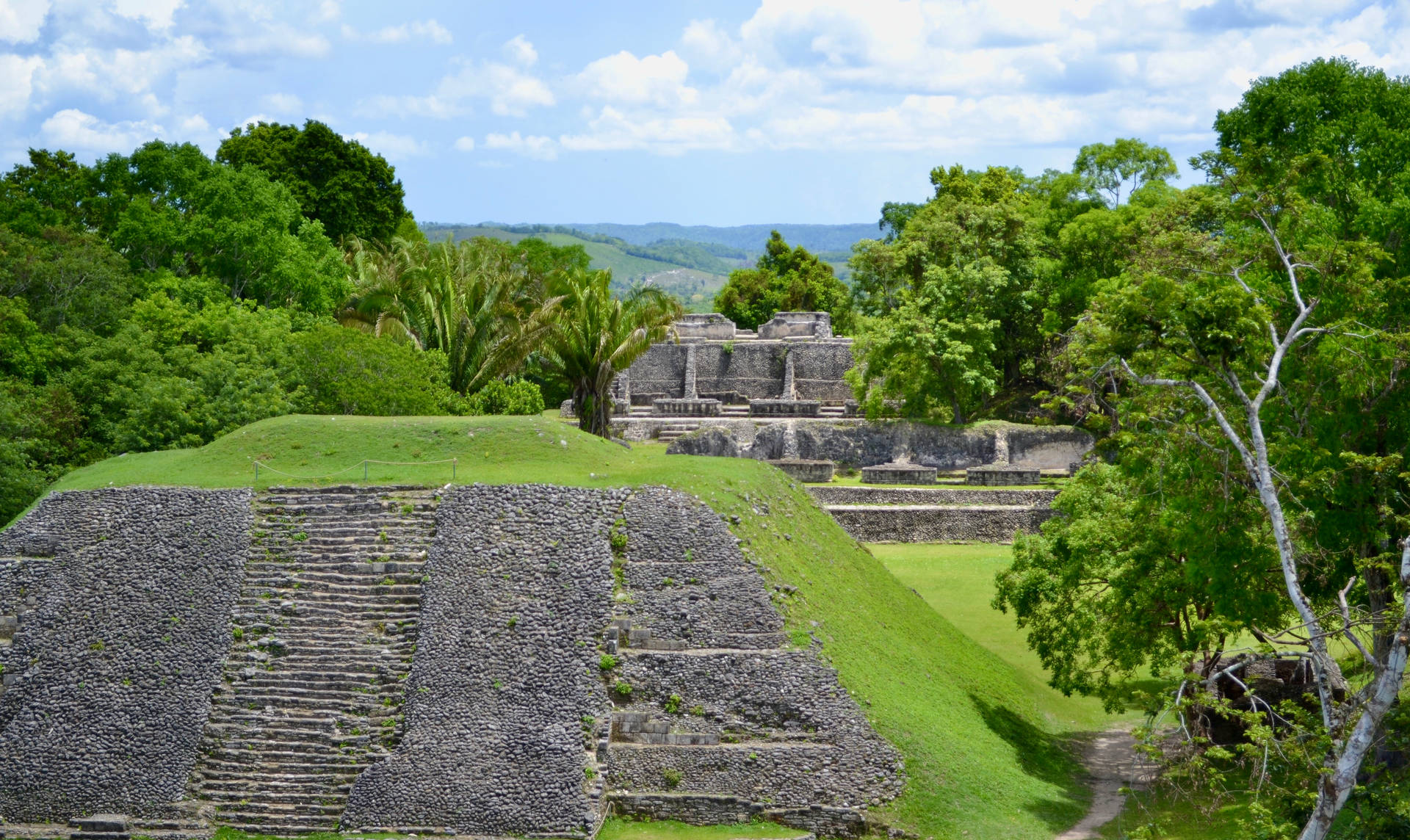 Belize Archaeological Site Wallpaper