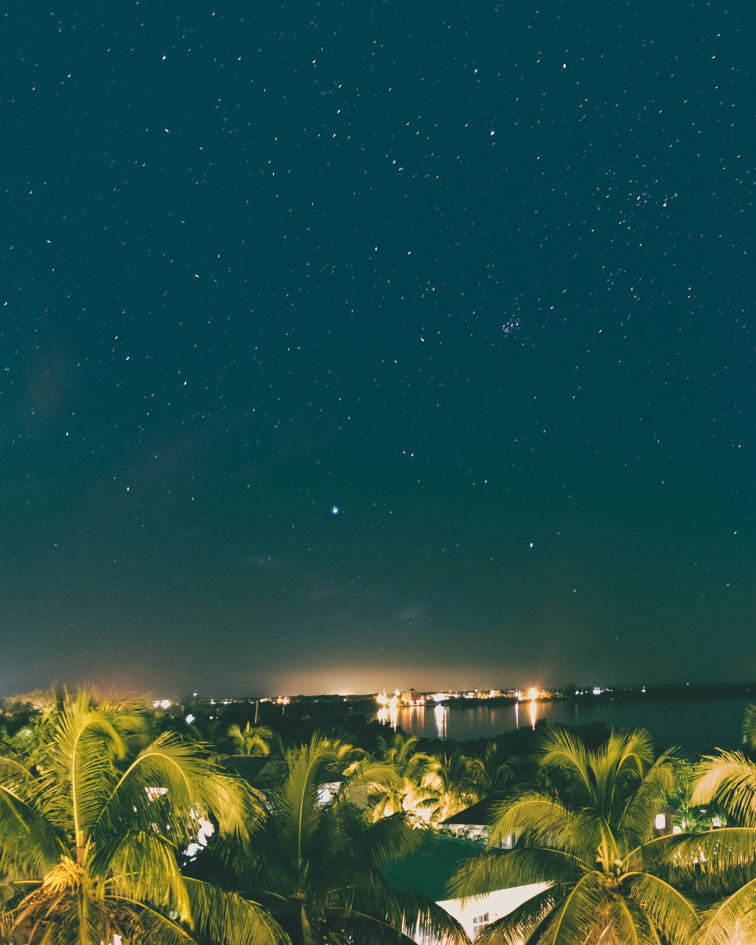 Belize Stjerneklar San Pedro Sky Wallpaper