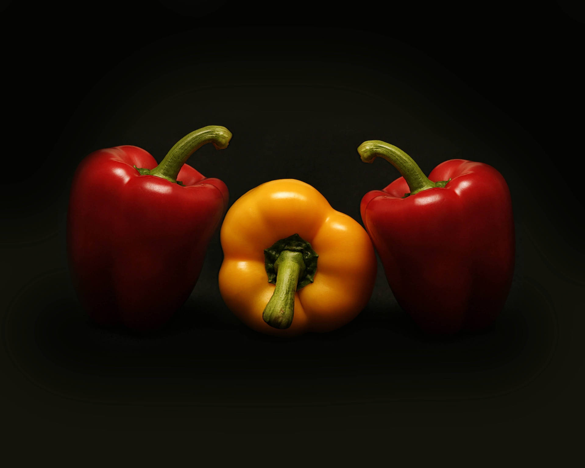 Bell Pepper Fruits Dark Aesthetic Wallpaper