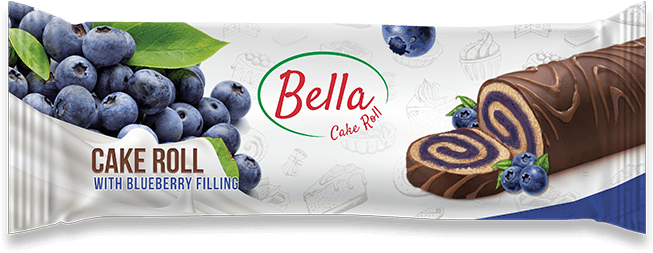 Download Bella Blueberry Cake Roll Packaging | Wallpapers.com