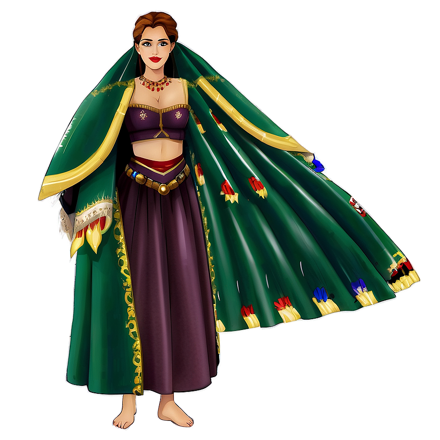 Bella Traditional Costume Png Ofe PNG