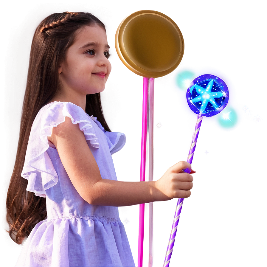 Bella With A Magic Wand Png Dbt PNG