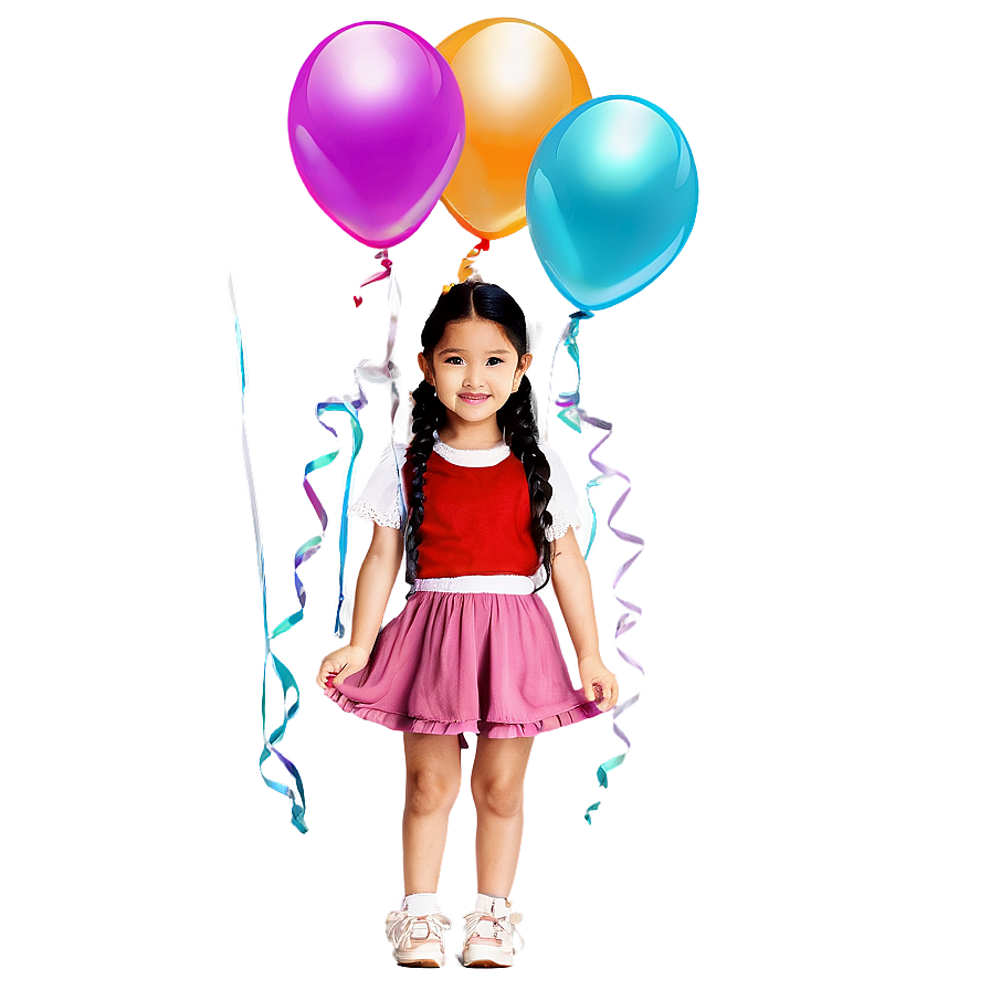 Bella With Balloons Png 70 PNG