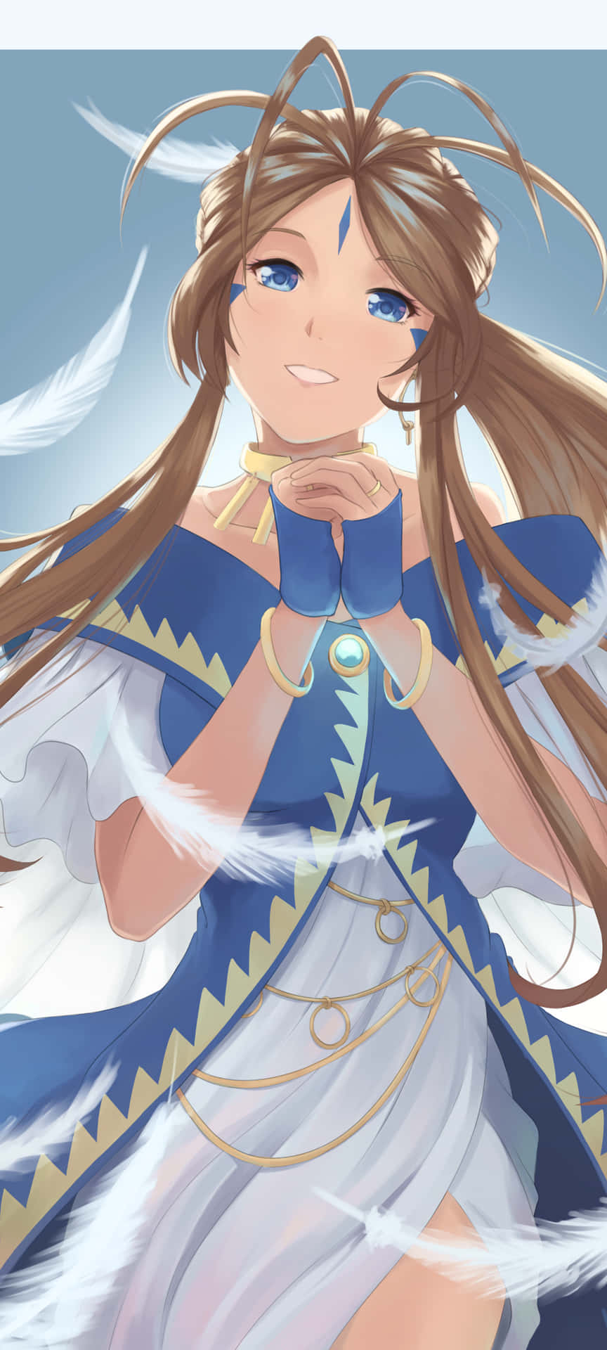 Belldandy - Ah My Goddess In Serene Beauty Wallpaper