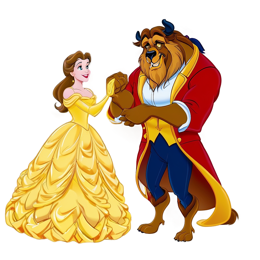 Download Belle And Beast Dance Scene Png Fpb80 | Wallpapers.com