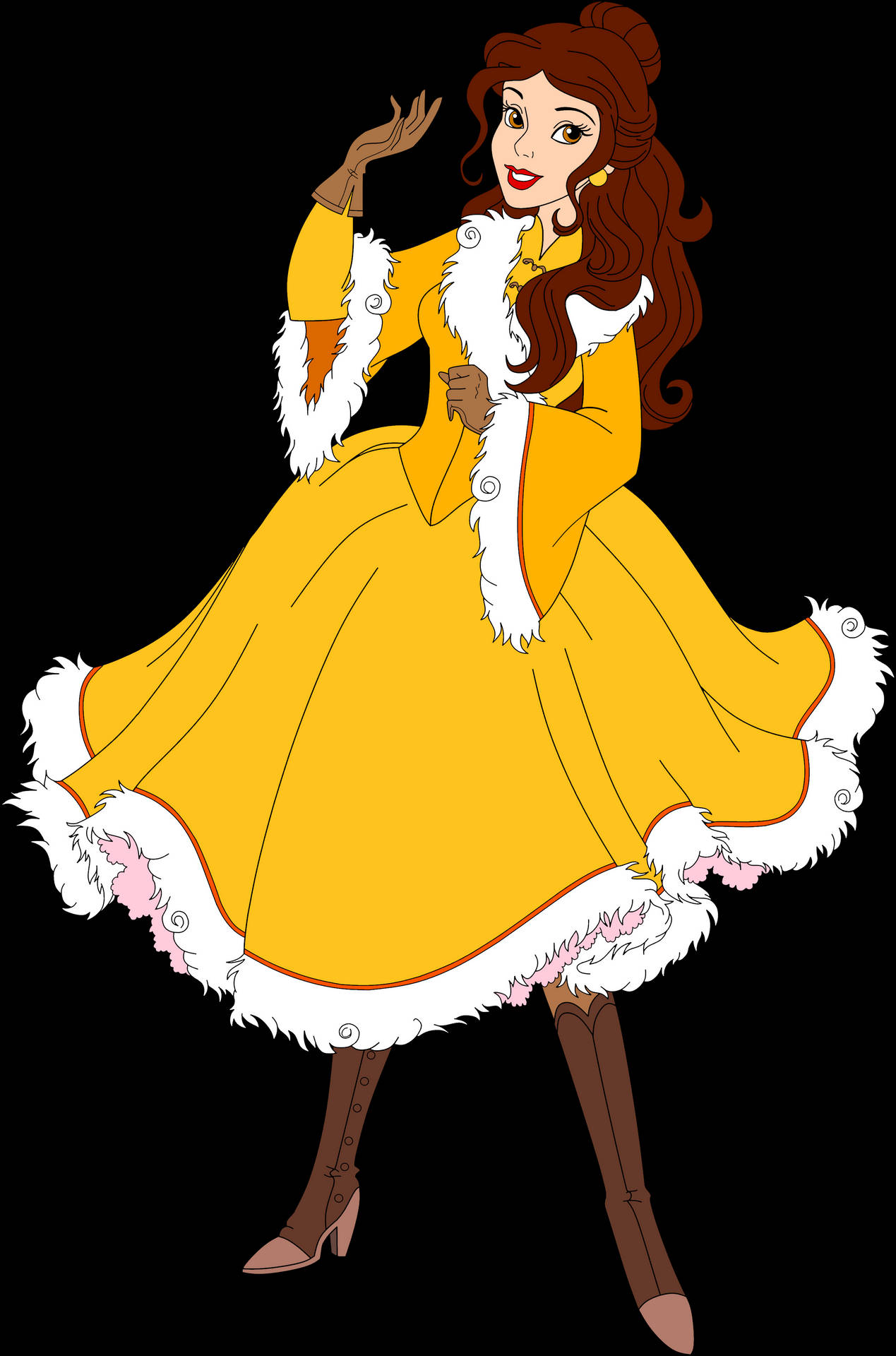 Belle In Winter Clothes