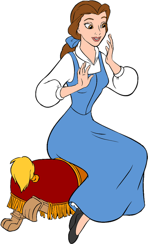 Belle Surprised Expression Beautyandthe Beast PNG