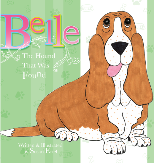 Belle The Hound That Was Found Book Cover PNG