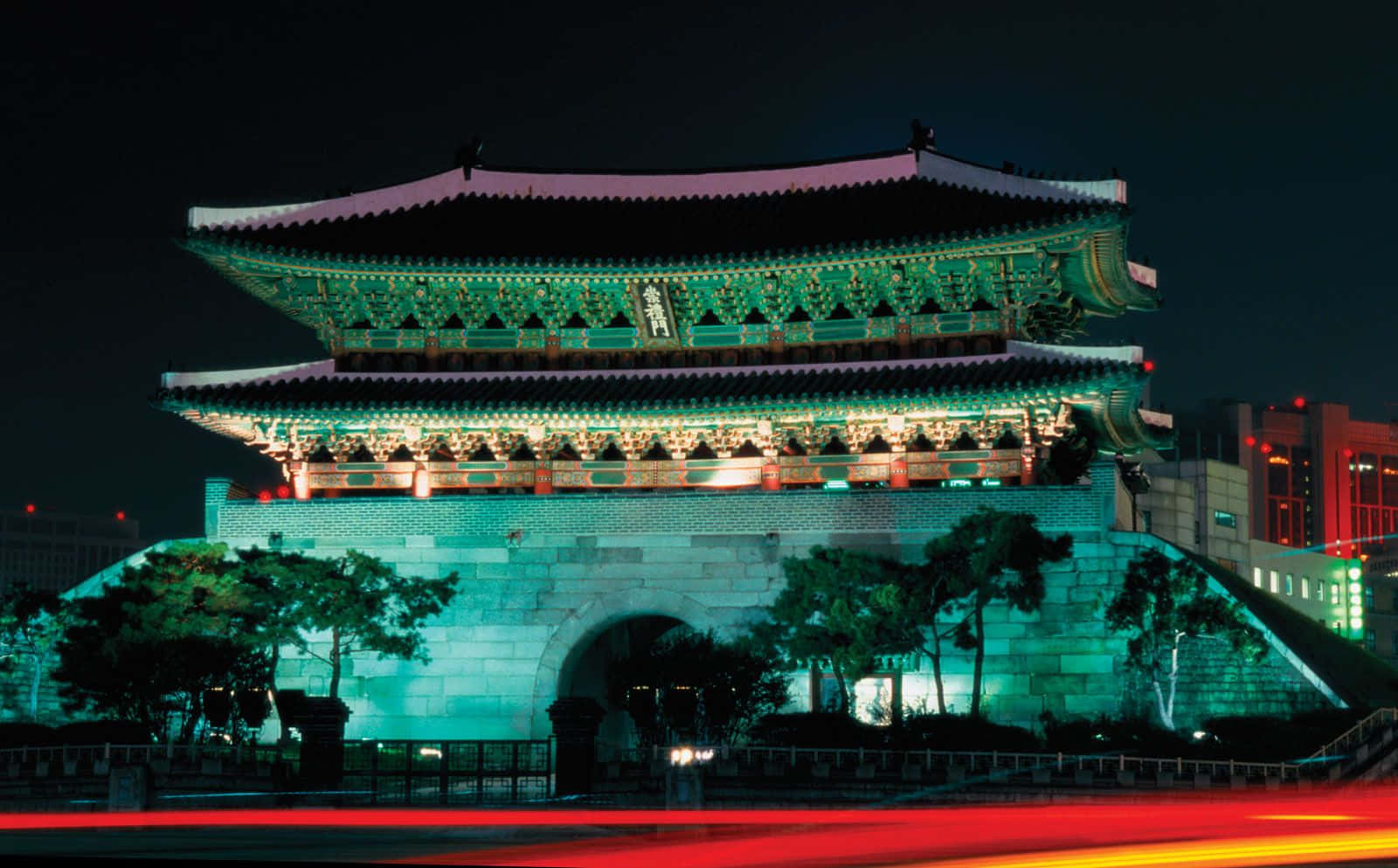 Bellissimagiornata Al Palazzo Gyeongbokgung A Seoul.