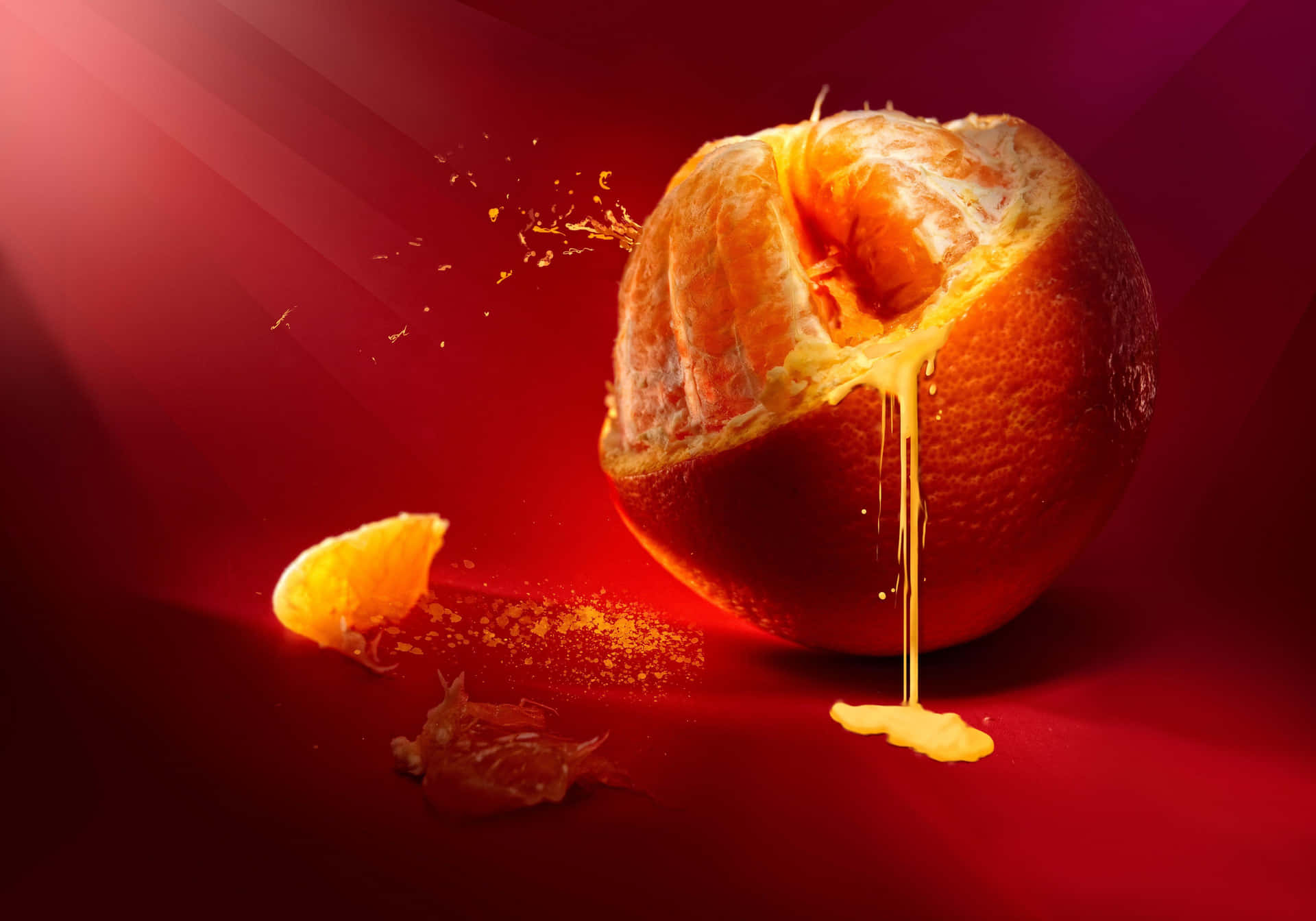 Bellissimaimmagine Ad Alta Risoluzione Di Un Frutto Arancione