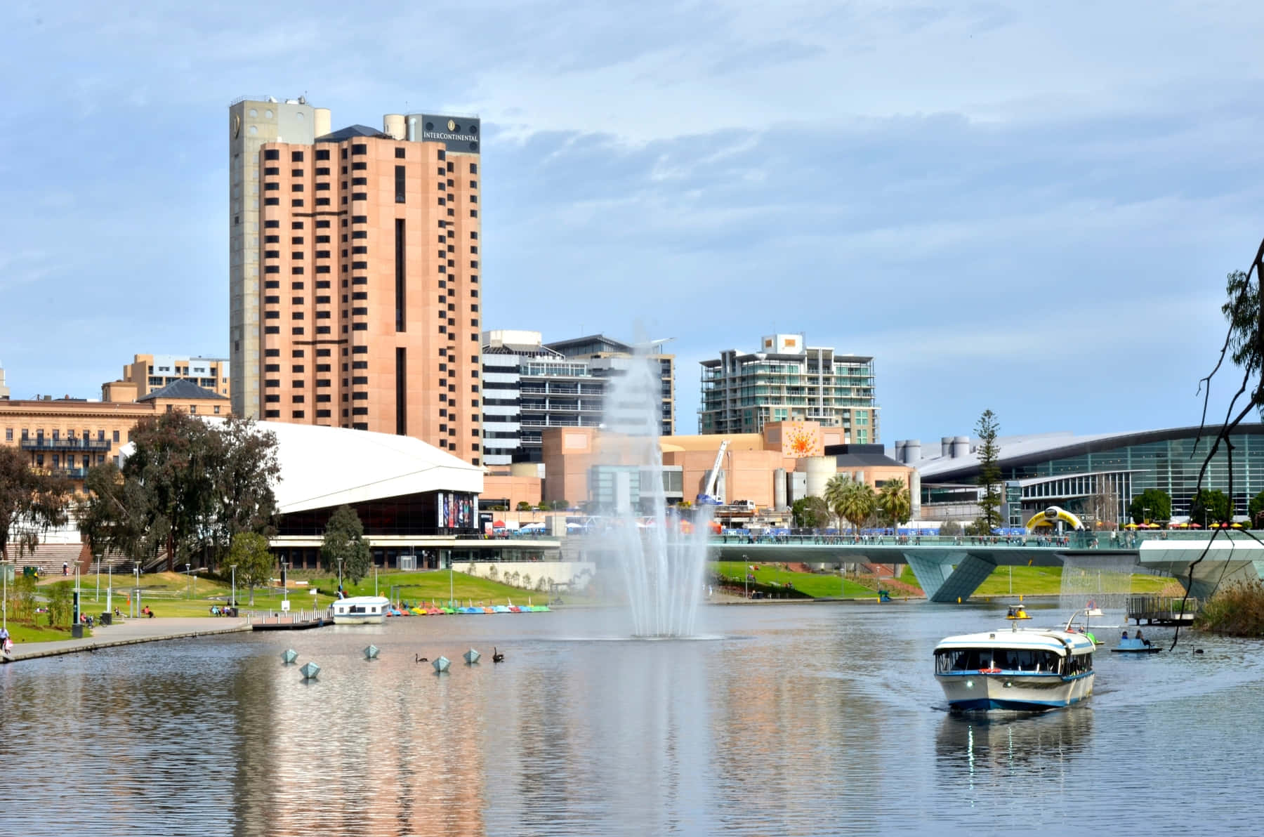 Bellissimotramonto Sulla Mozzafiato Skyline Di Adelaide