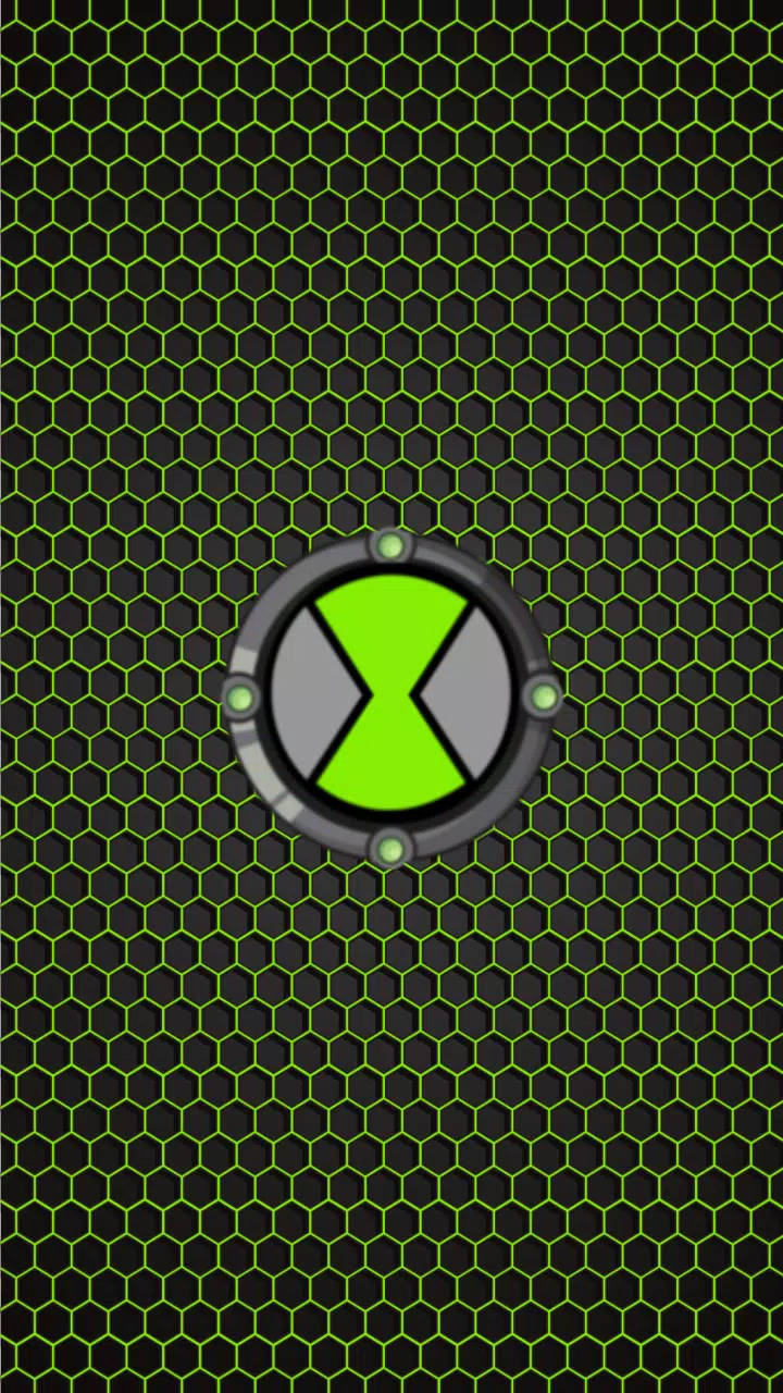 Ben 10 Omnitrix Hexagonal Background Wallpaper