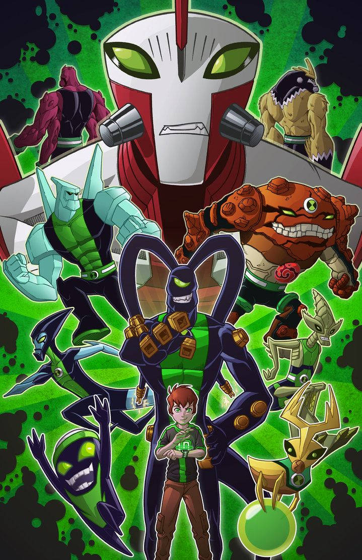 Ben 10 Omnitrix Original Alien Heroes Wallpaper