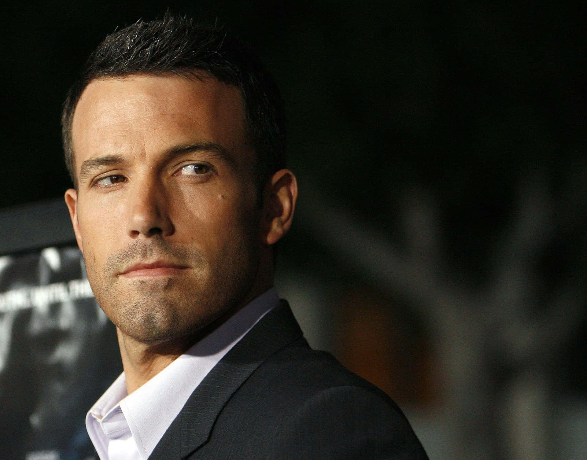 Ben Affleck takes a break from filming an upcoming project