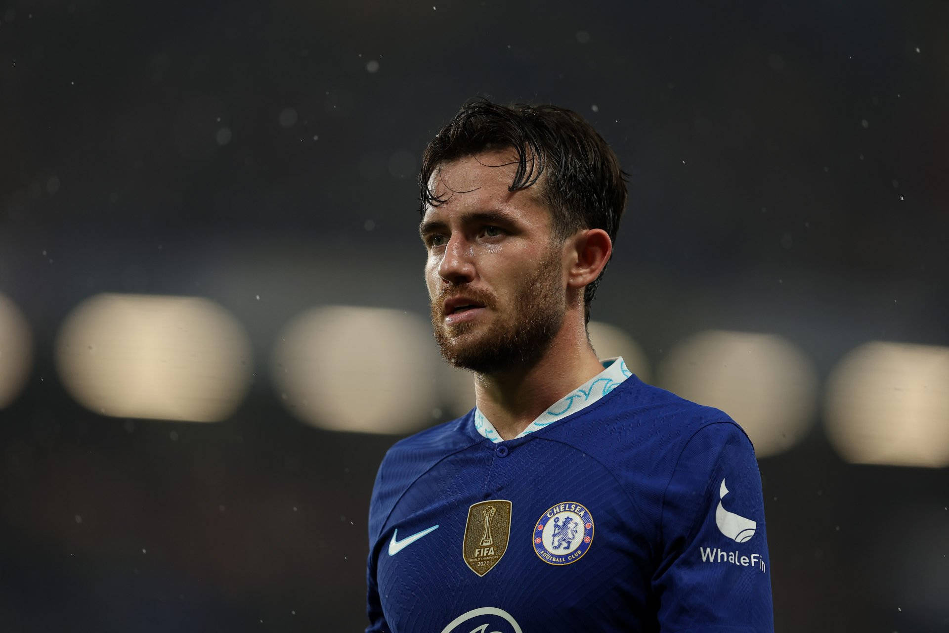 Ben Chilwell With Gray Background Wallpaper