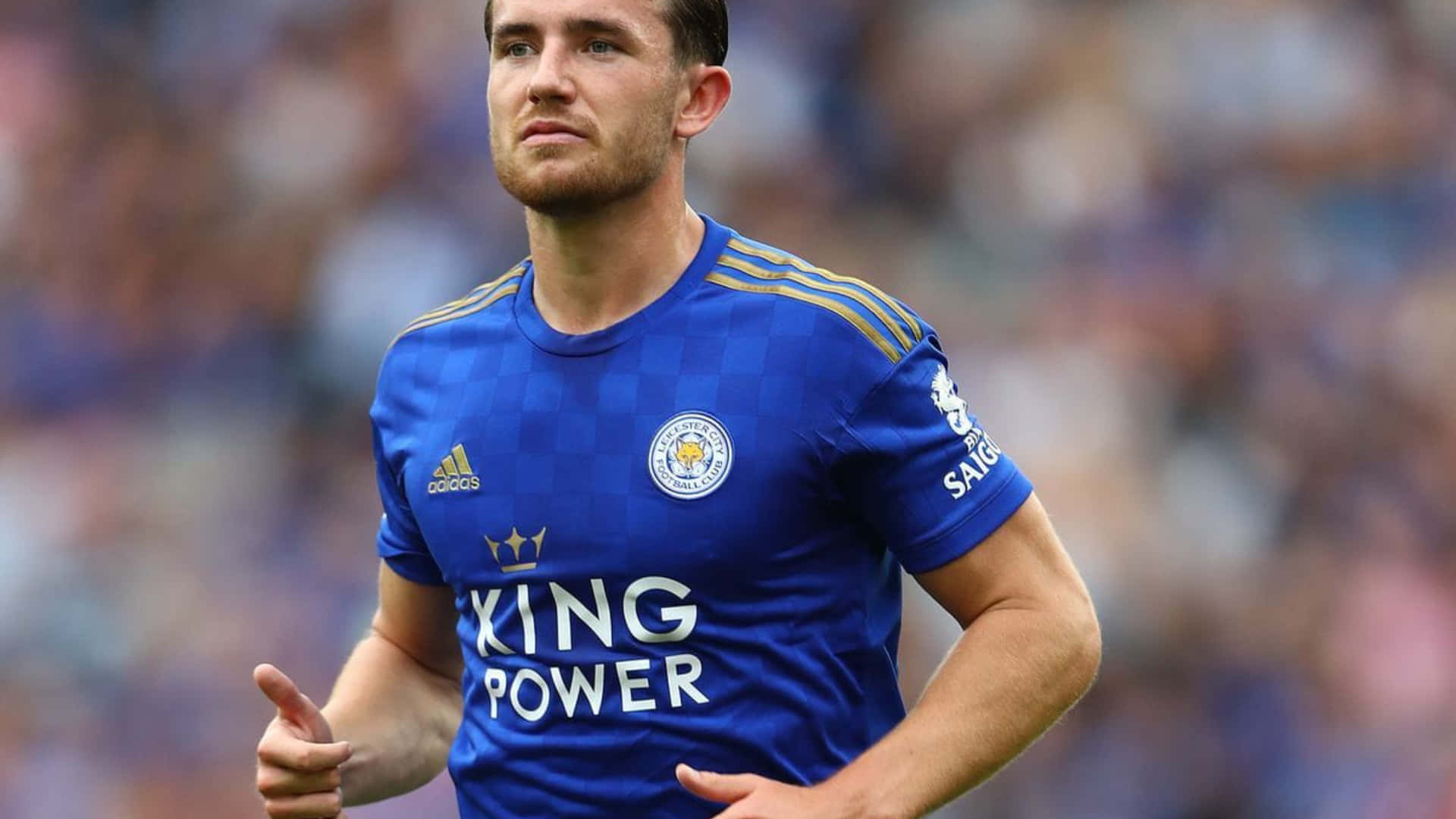 Ben Chilwell With Thumbs Up Wallpaper