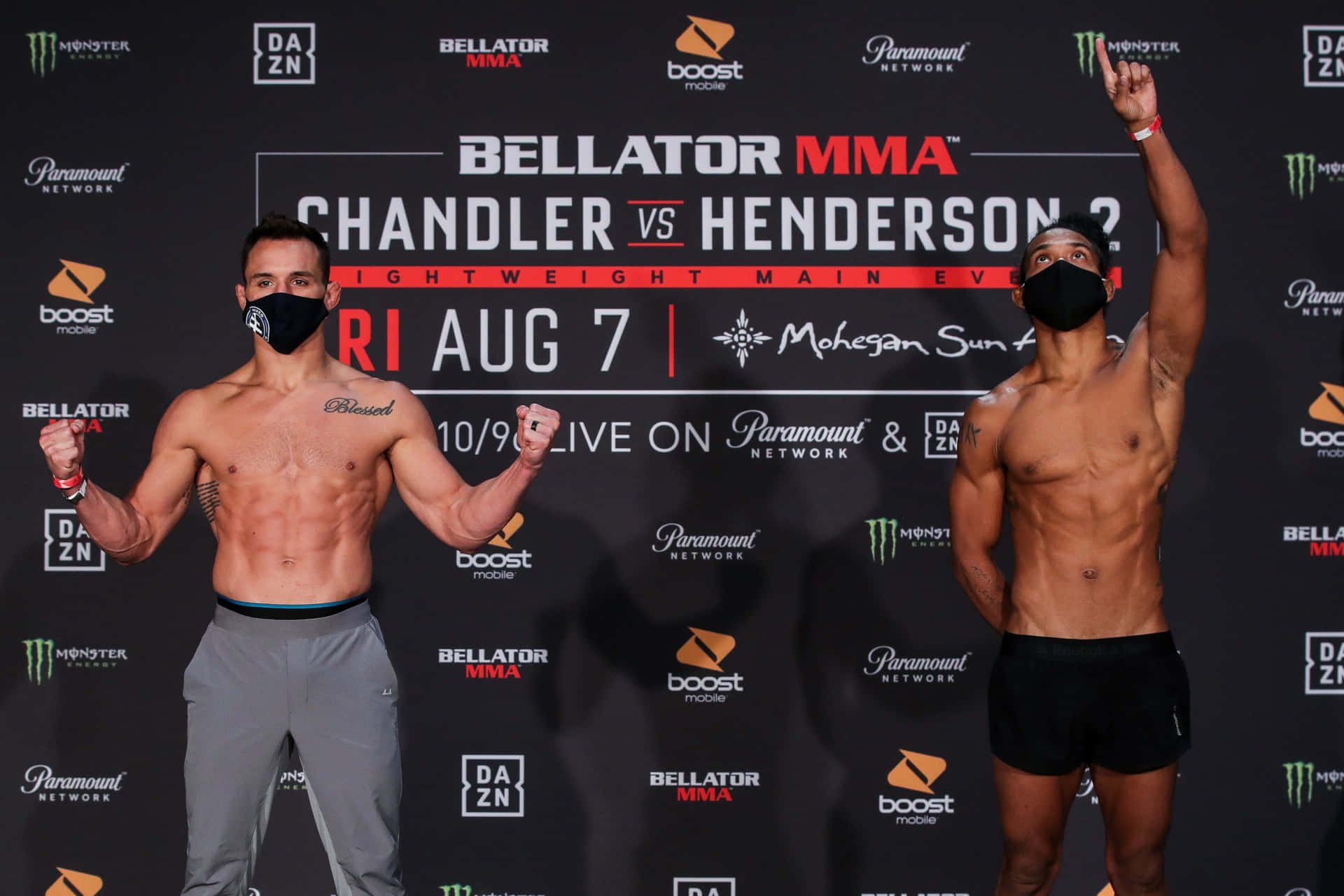 Ben Henderson og Michael Chandler kolliderer UFC 257 Wallpaper
