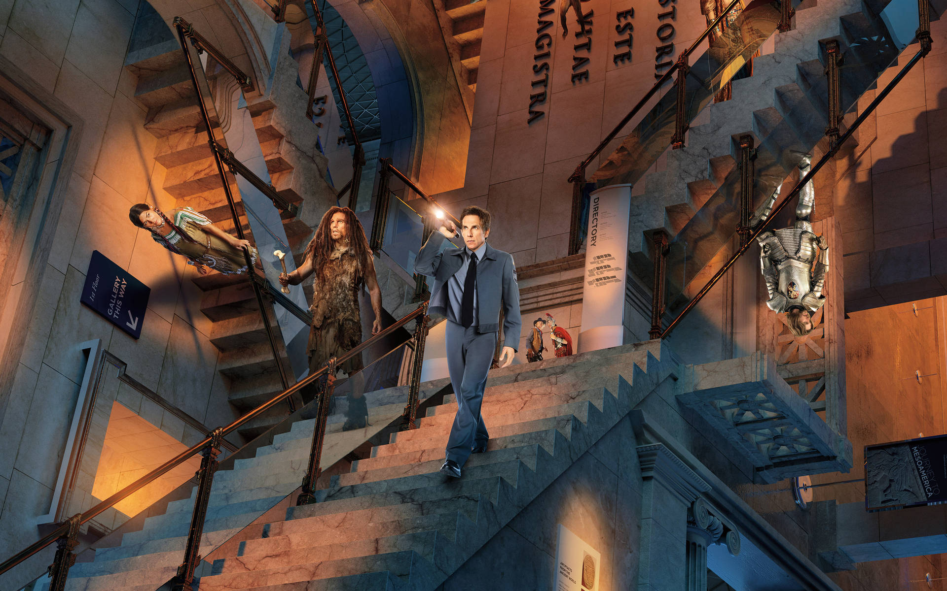 Labirintode Escadas De Ben Stiller. Papel de Parede