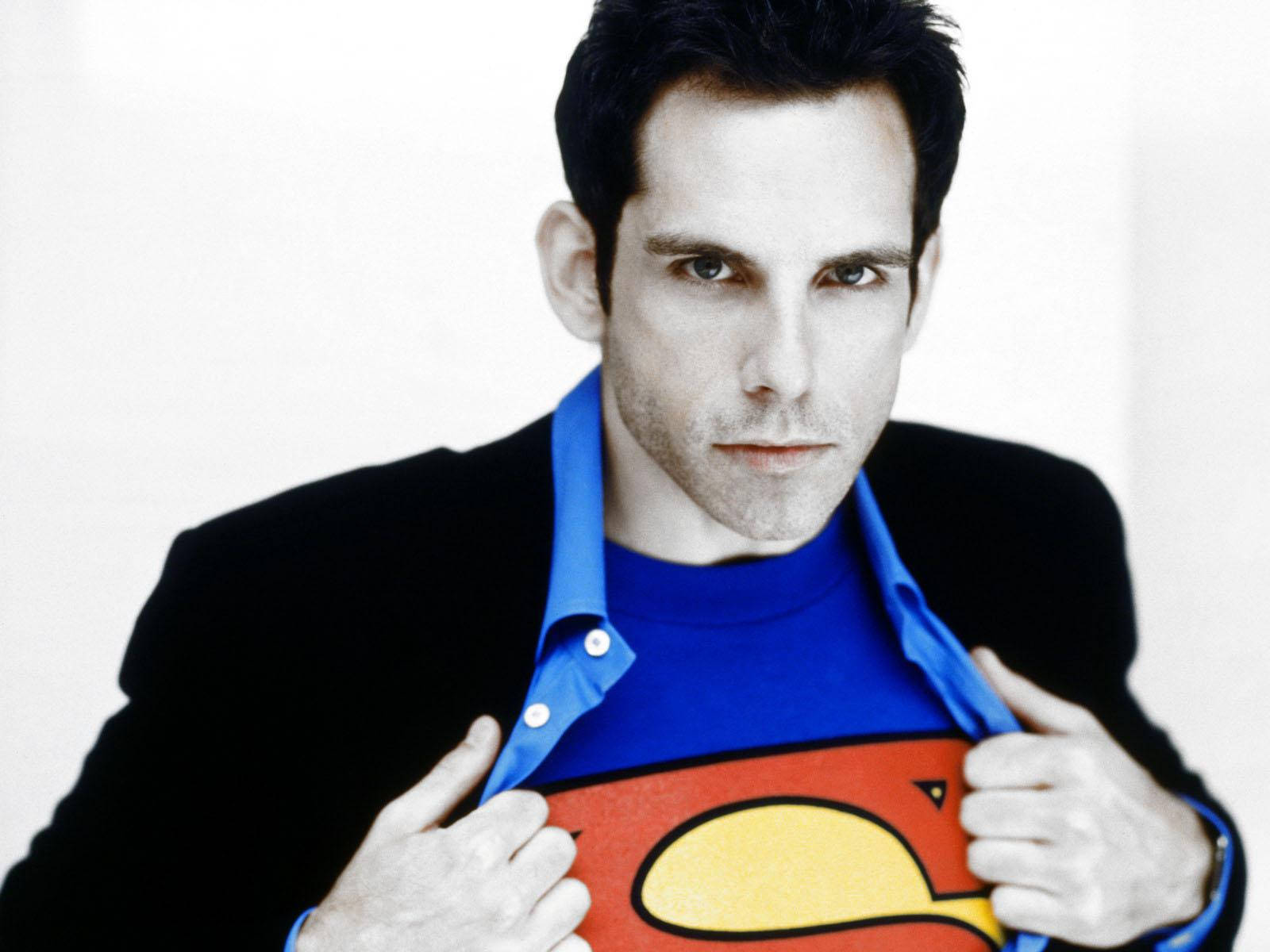Camisa Ben Stiller Superman Papel de Parede
