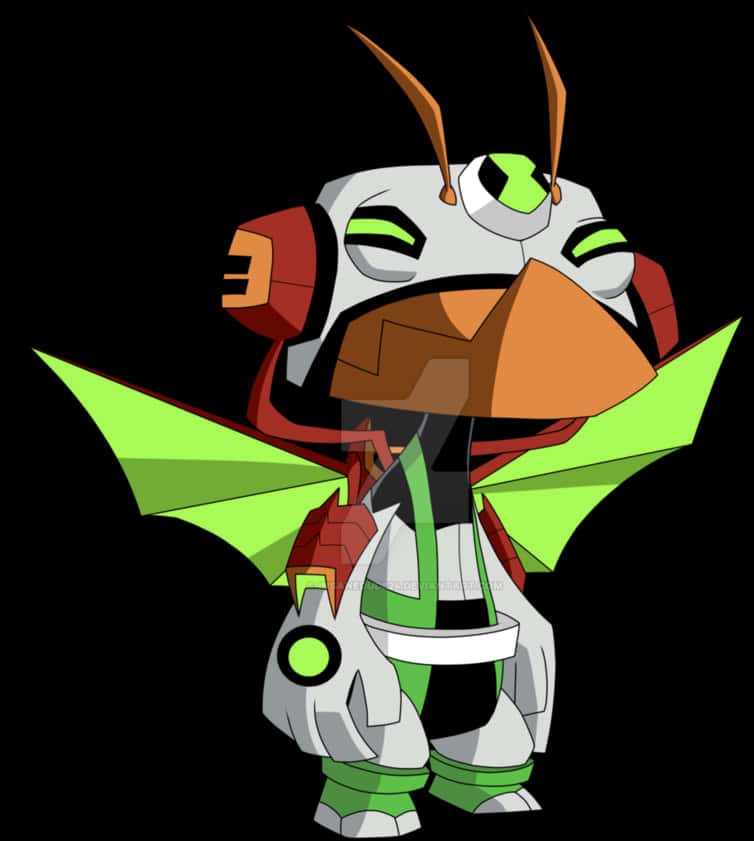 Ben_10_ Stinkfly_ Character_ Art PNG
