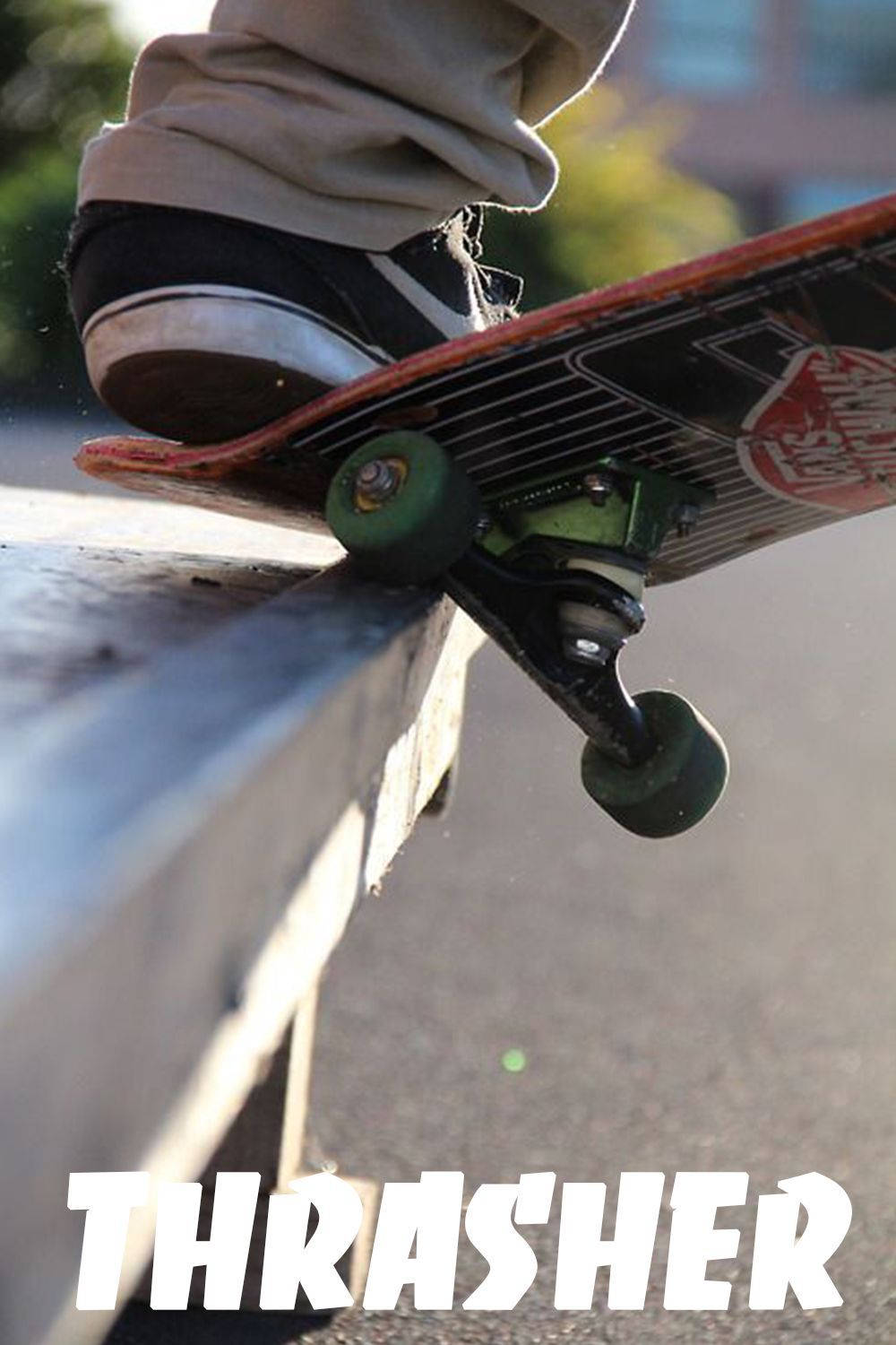 Bench Tricks With Skateboard iPhone Wallpaper