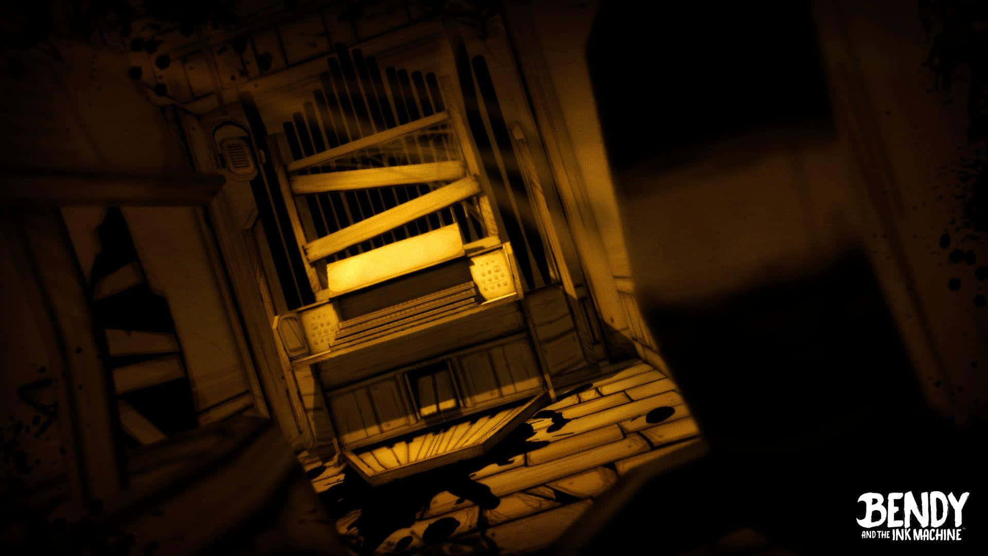 Shabby Dark Room From Bendy And The Ink Machine Wallpaper