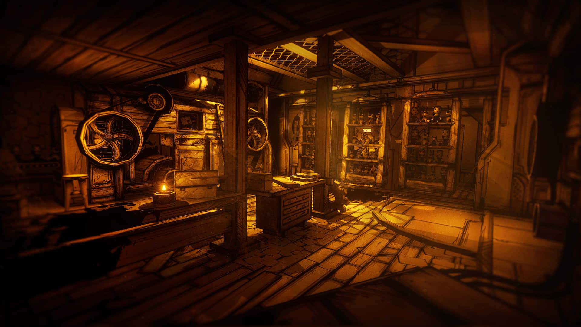 Image  "Explore a twisted cartoon world in Bendy and the Ink Machine"