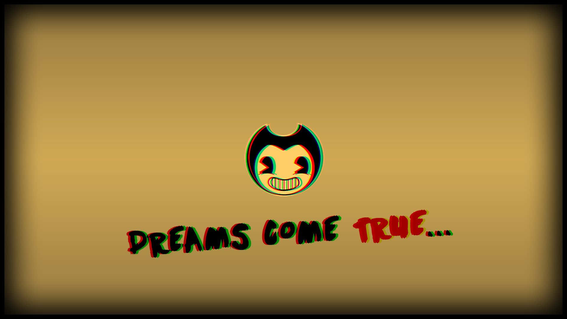 A Cartoon Image Of A Cartoon Character With The Words Dreams Come True
