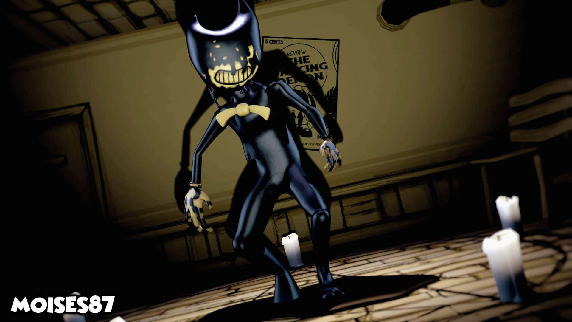Giant Bendy From Bendy And The Ink Machine Wallpaper