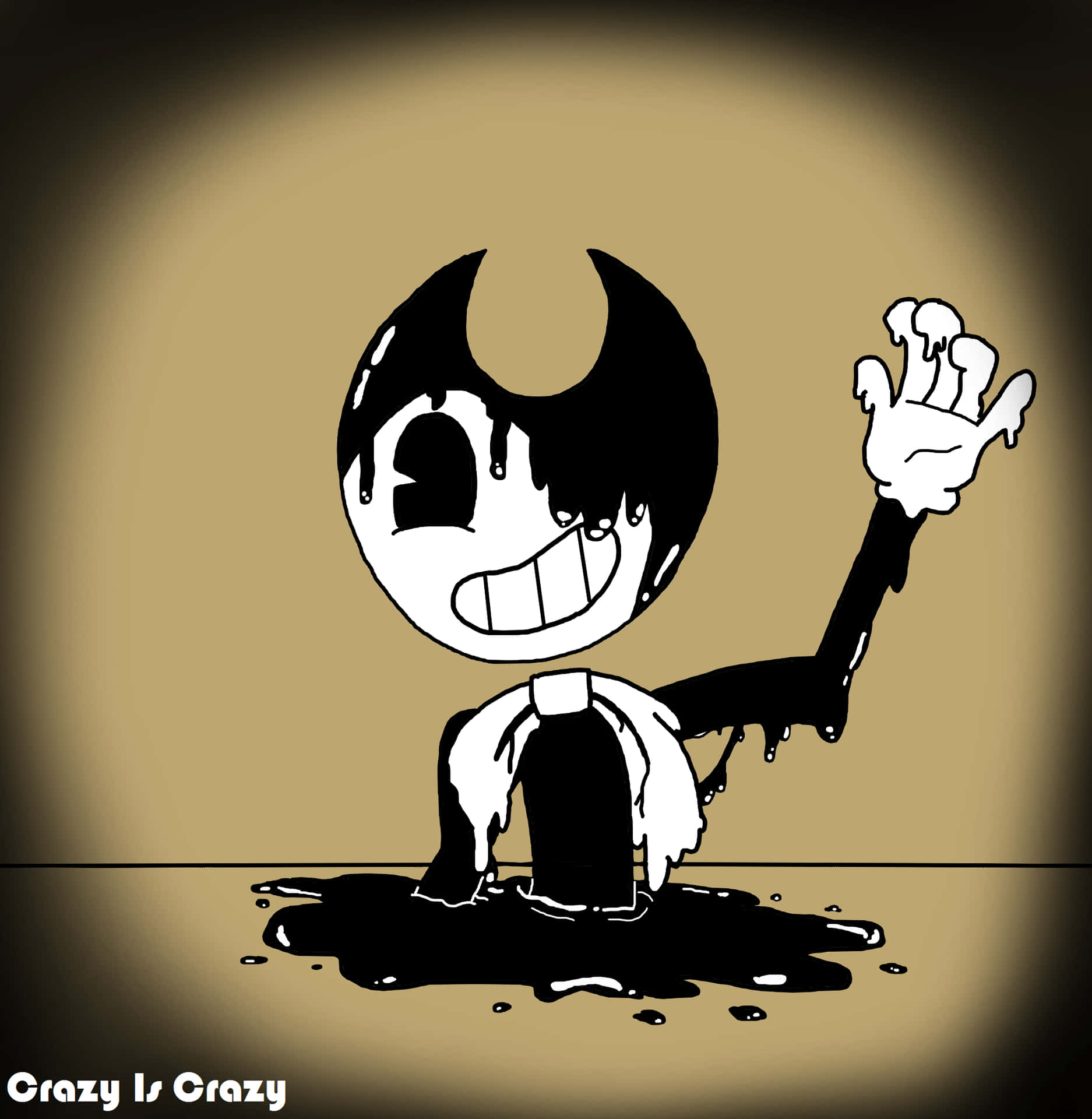 Melting Bendy And The Ink Machine Game Wallpaper