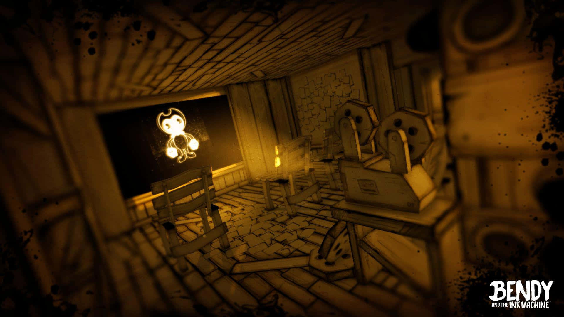 Wallpaper af Bendy and the Ink Machine Video Game Wallpaper