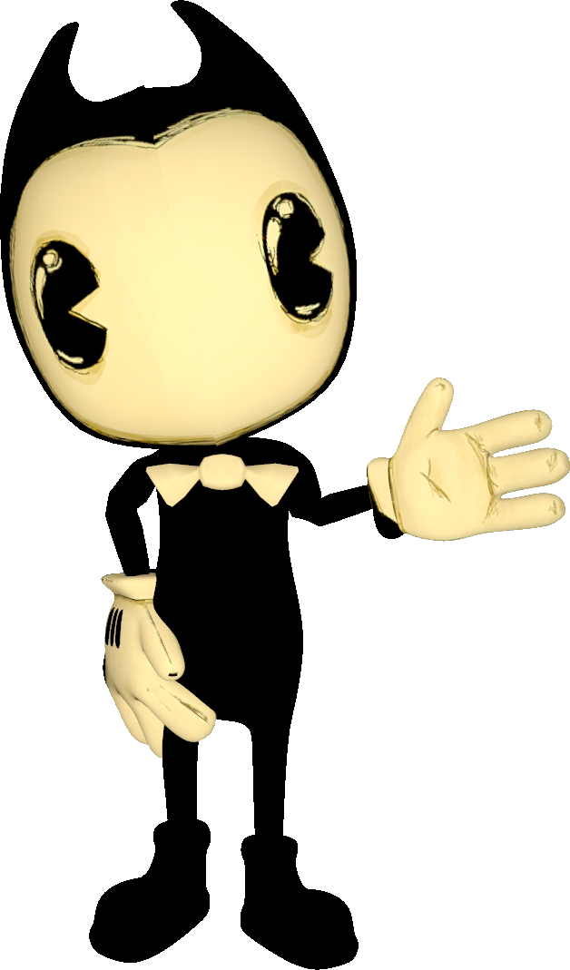 Bendy Cartoon Character Pose PNG