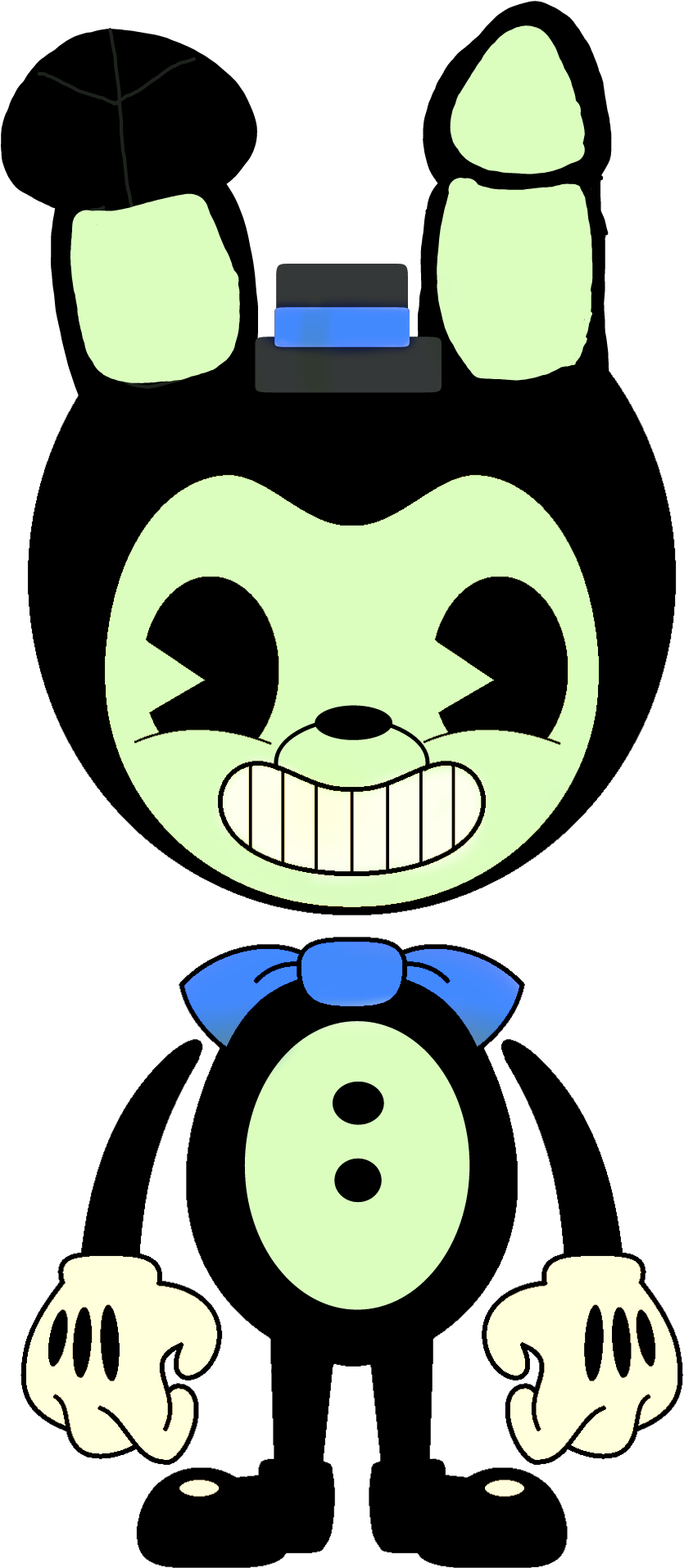 Download Bendy Cartoon Character Standing 