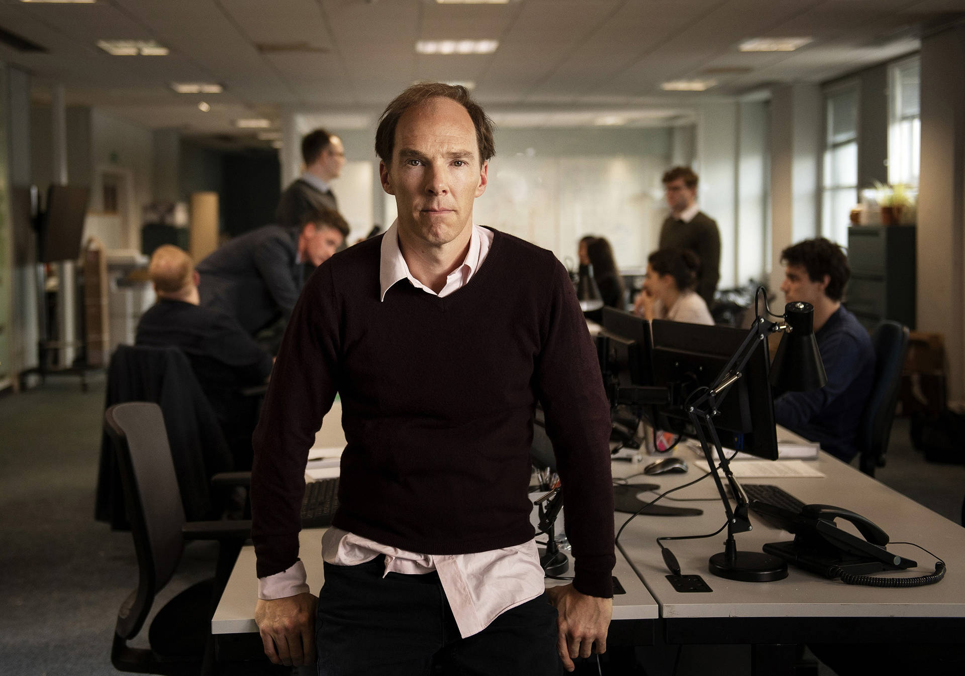 Benedict Cumberbatch As Office Worker Picture