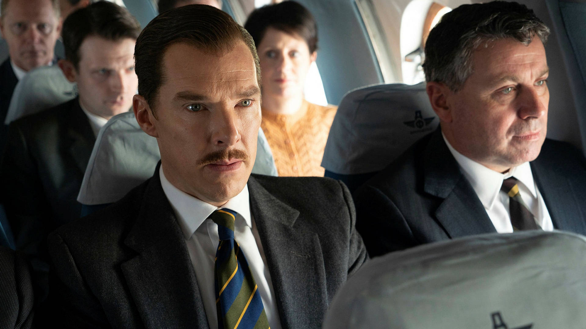 Benedict Cumberbatch Riding An Airplane Picture