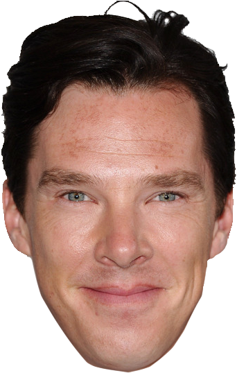 Benedict Cumberbatch Smiling Portrait PNG