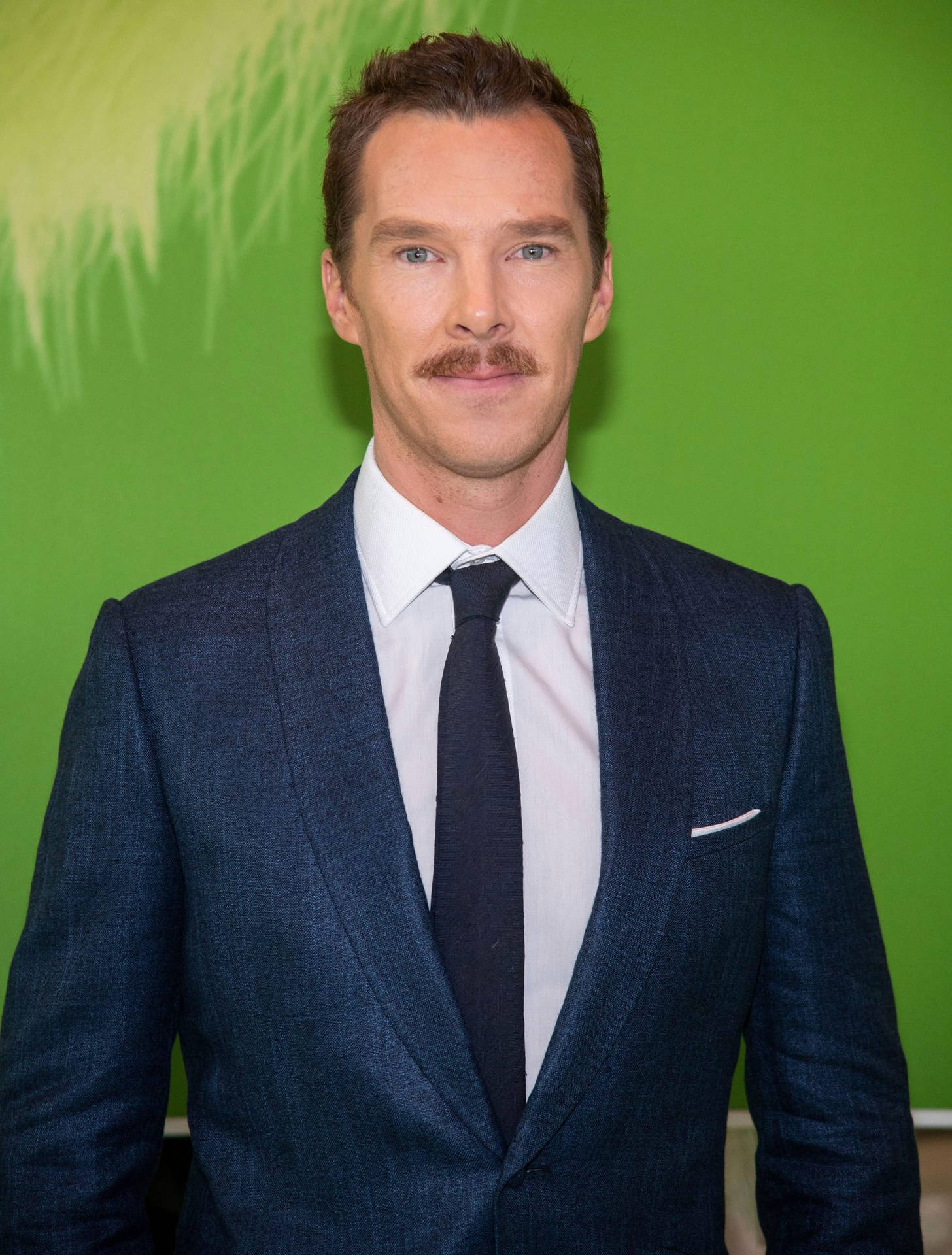 Benedict Cumberbatch With Mustache Background