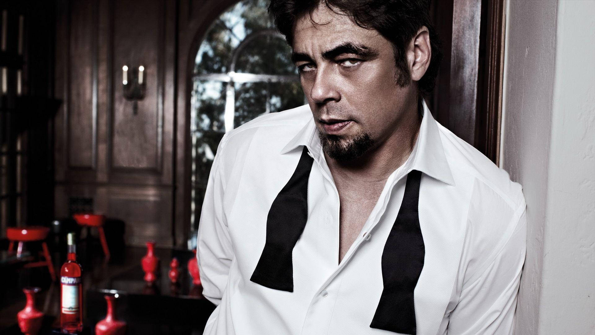 Benicio Del Toro The Red Affair Back Cover Wallpaper