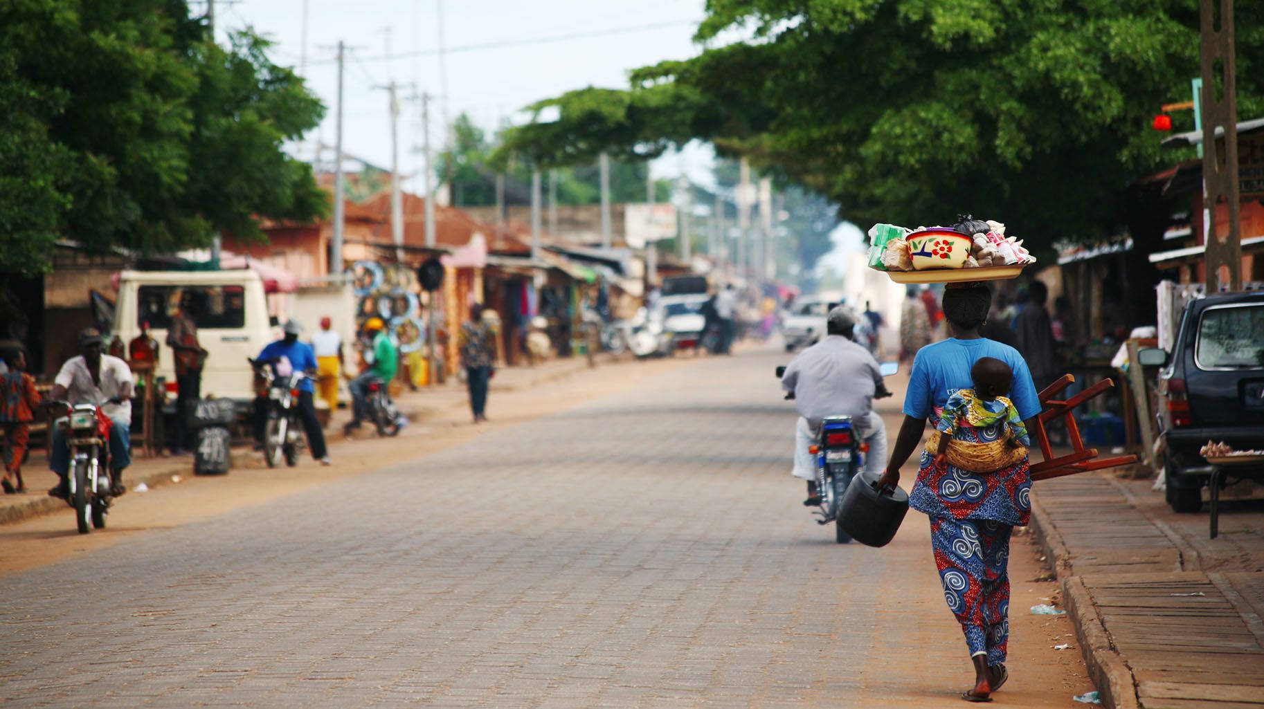 Benin Road Background