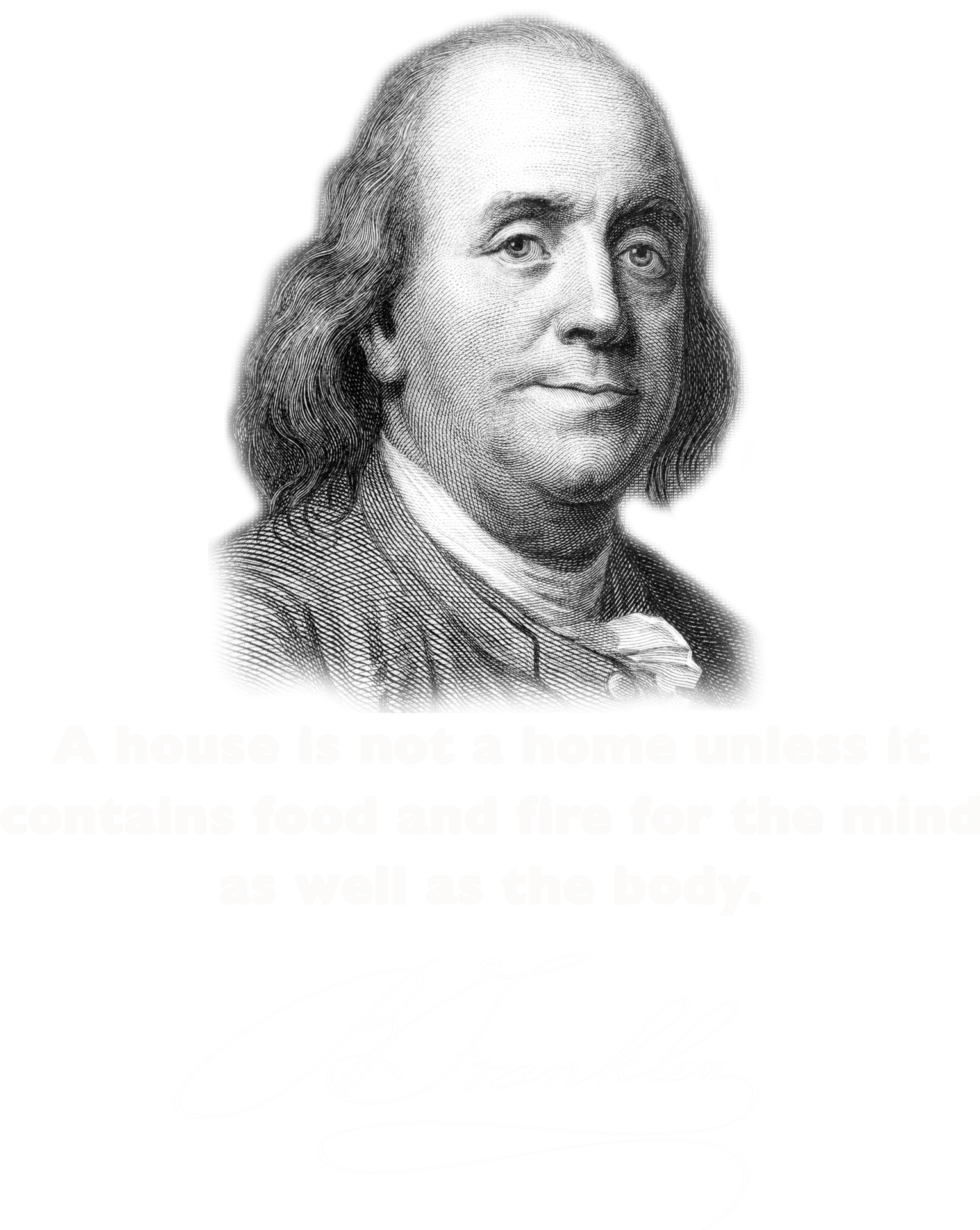Benjamin Franklin Quote PNG