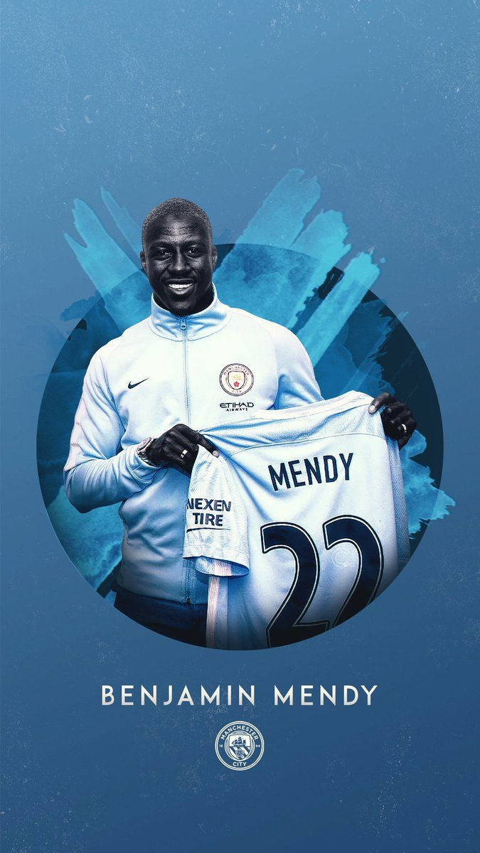 Benjamin Mendy Manchester City Jersey Wallpaper