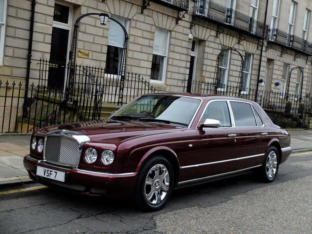 Stunning Bentley Arnage on display Wallpaper