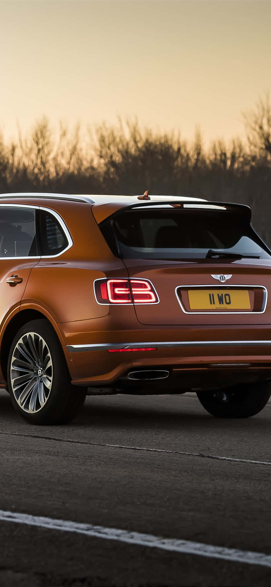 Luxury Redefined - Bentley Bentayga on the Move Wallpaper