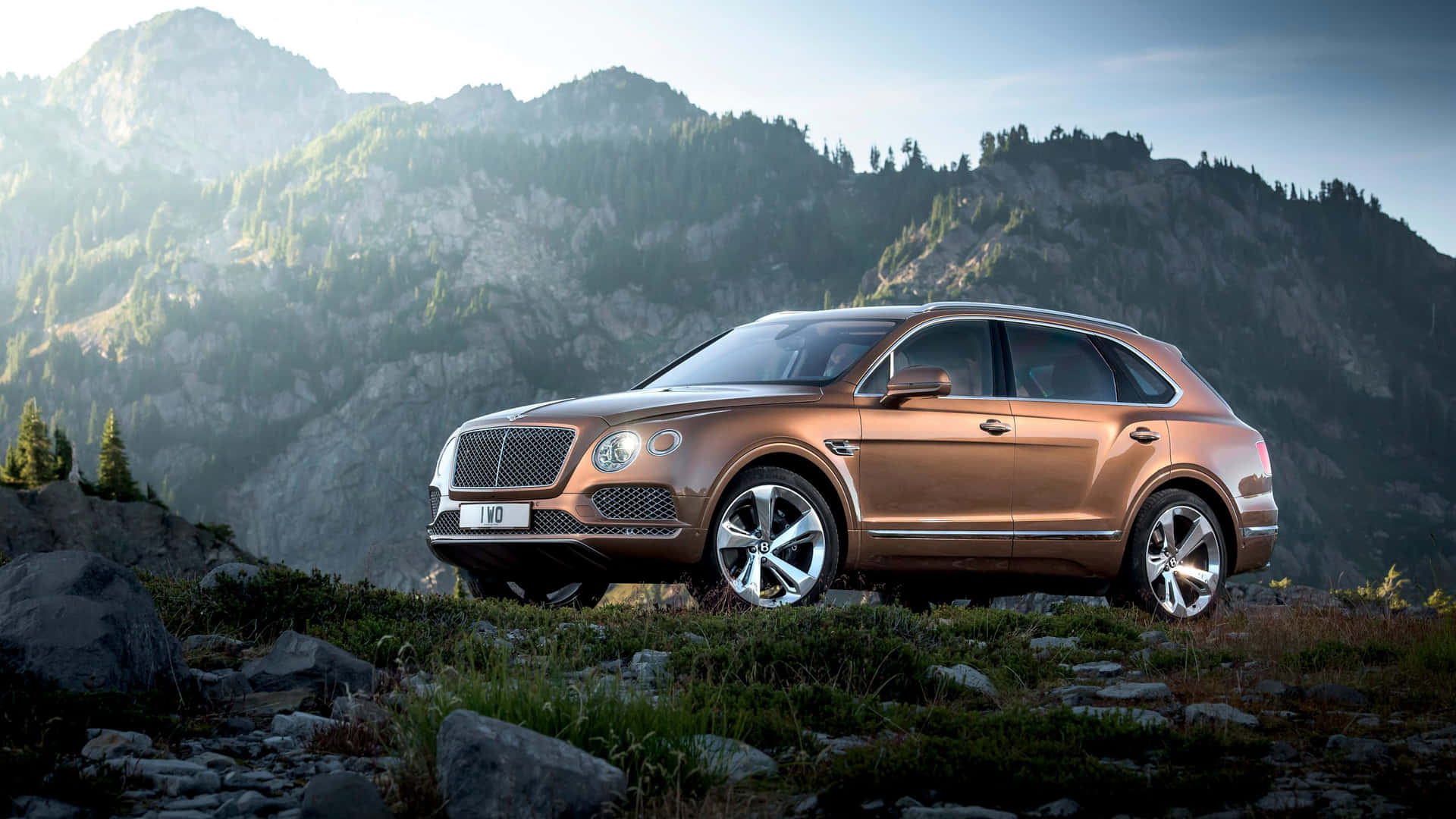 Luxurious Off-roading in a Bentley Bentayga Wallpaper