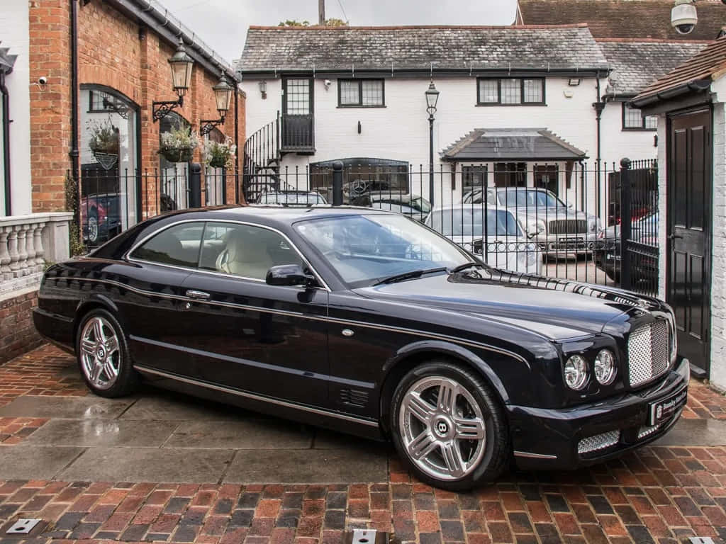 Unimpresionante Bentley Brooklands Plateado. Fondo de pantalla