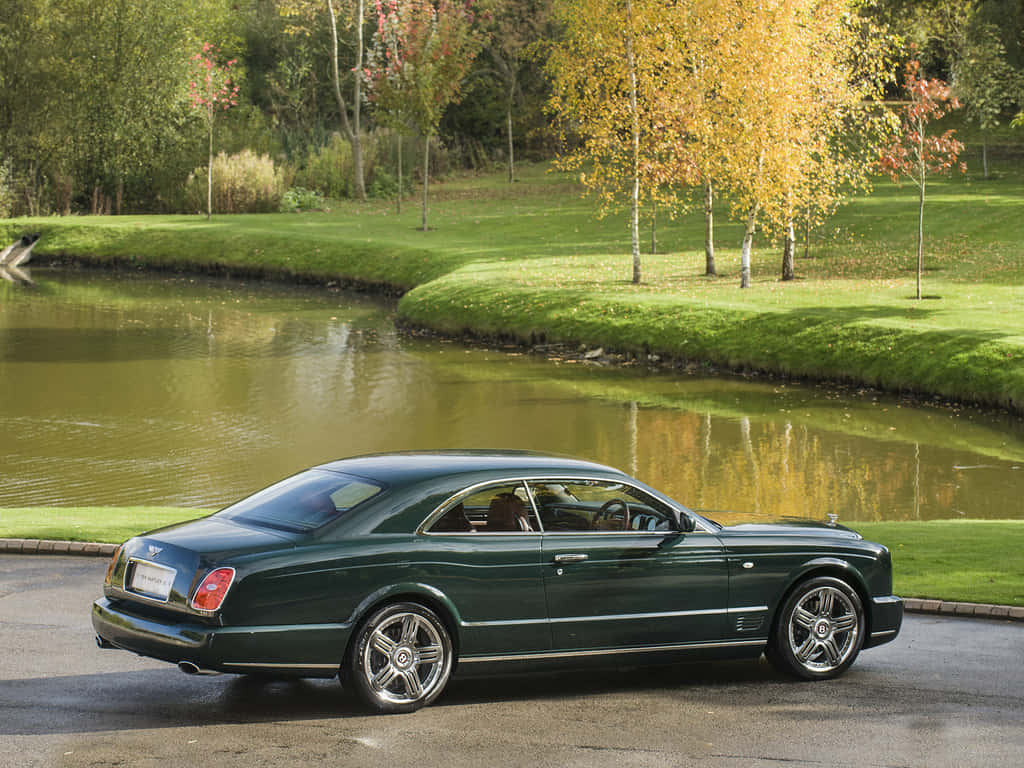 Stunning Bentley Brooklands in a Scenic Landscape Wallpaper