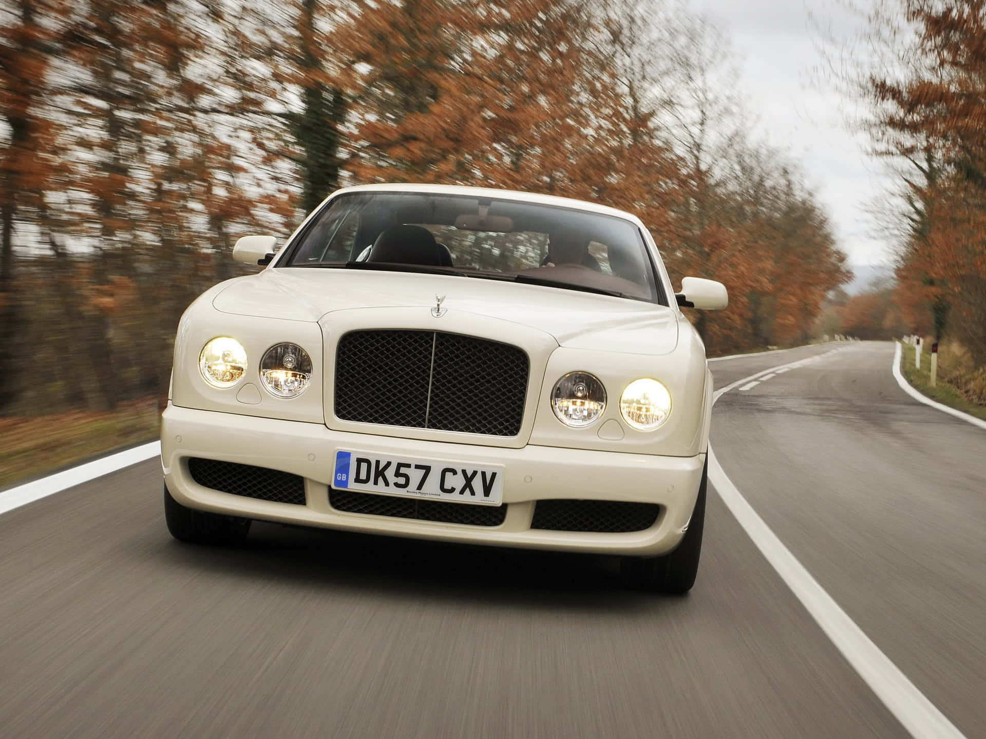 Majestic Bentley Brooklands on a picturesque road Wallpaper